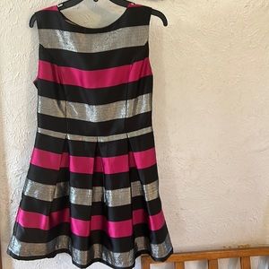 Black Silver and Pink